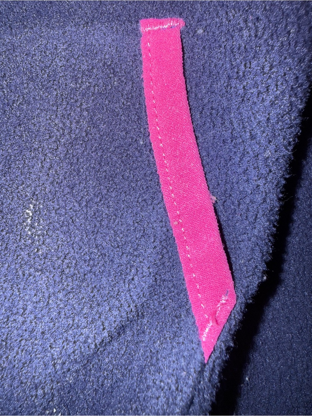 🔴Nautica Kids Navy Fleece Jacket with Pink Trim - Picture 5 of 5